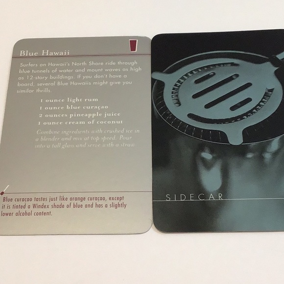 “The Cocktail Hour” 50 classic recipes on hard 3.5” x 5” cards - Picture 4 of 16